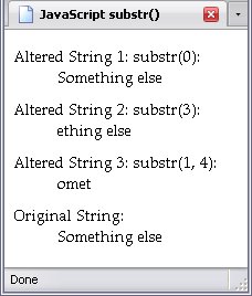 Substrings