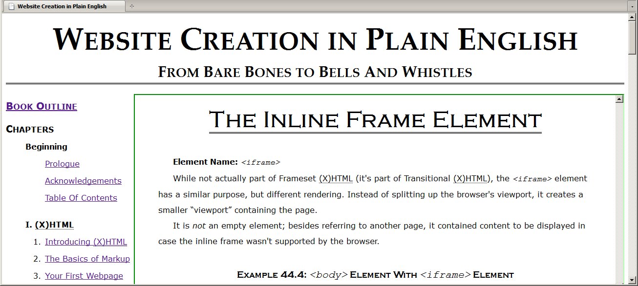 Inline Frame Demo