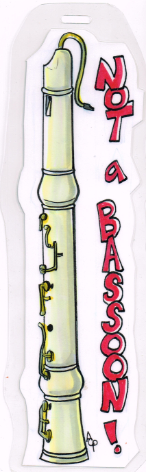 The Great Bass Recorder got its own conbadge!